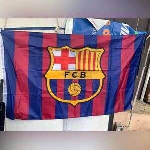 FC Barcelona Flag with Crest